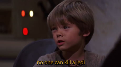 High Quality No One Can Kill a Jedi Blank Meme Template