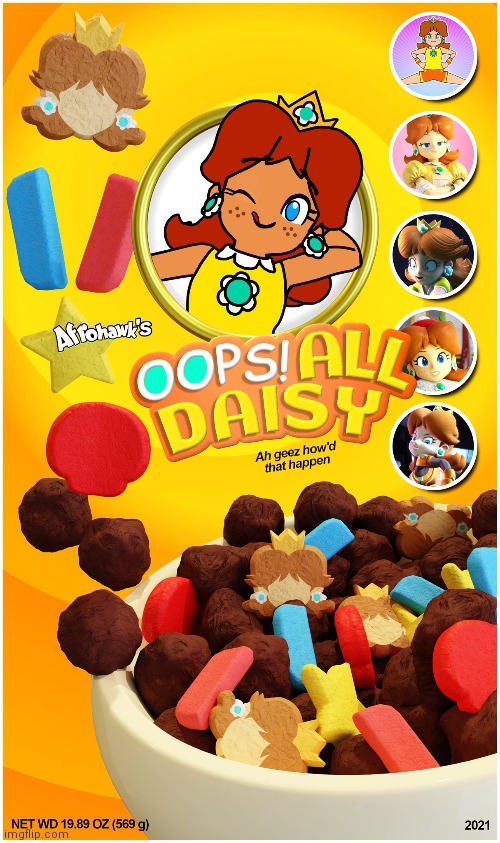 I WANT SOME | image tagged in daisy,super mario bros,cereal | made w/ Imgflip meme maker
