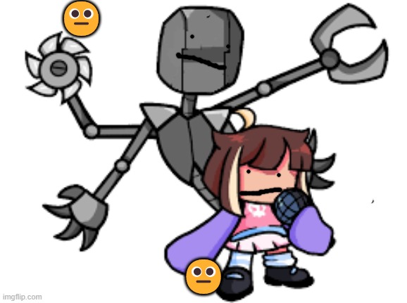 Add a face to QT and KB! | ? ? | image tagged in add a face to qt and kb | made w/ Imgflip meme maker