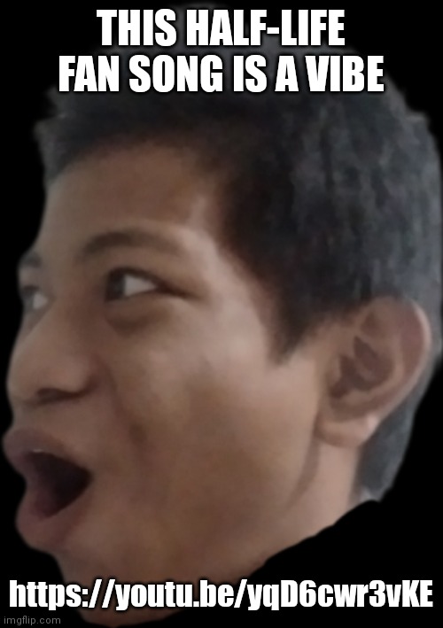 Akifhaziq pog | THIS HALF-LIFE FAN SONG IS A VIBE; https://youtu.be/yqD6cwr3vKE | image tagged in akifhaziq pog | made w/ Imgflip meme maker