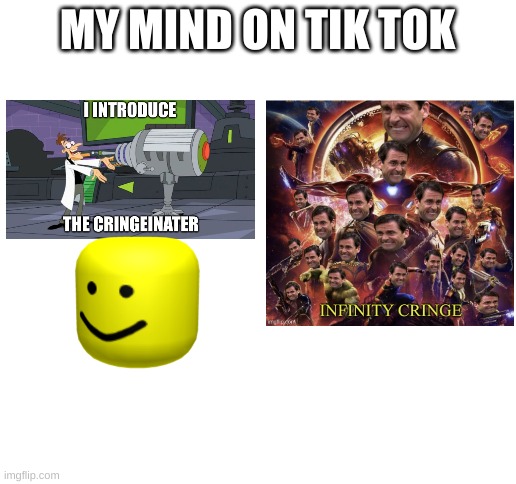 Go onto tik tok for proof | MY MIND ON TIK TOK | image tagged in blank white template | made w/ Imgflip meme maker