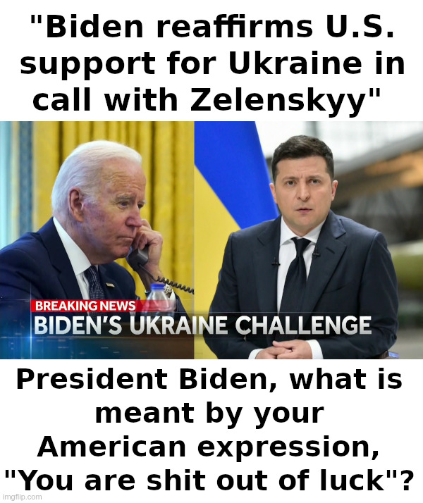 "Biden reaffirms U.S. support for Ukraine" | image tagged in biden,zelenskyy,putin,invasion,goodbye,ukraine | made w/ Imgflip meme maker