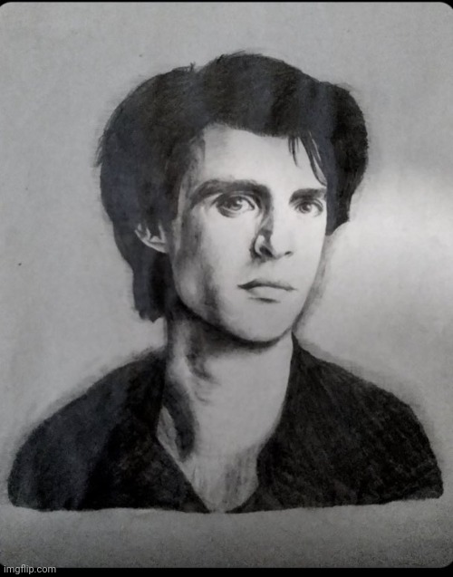 Balki portrait | image tagged in bronson pinchot drawing,art,drawings,like and share,trending now,trending | made w/ Imgflip meme maker