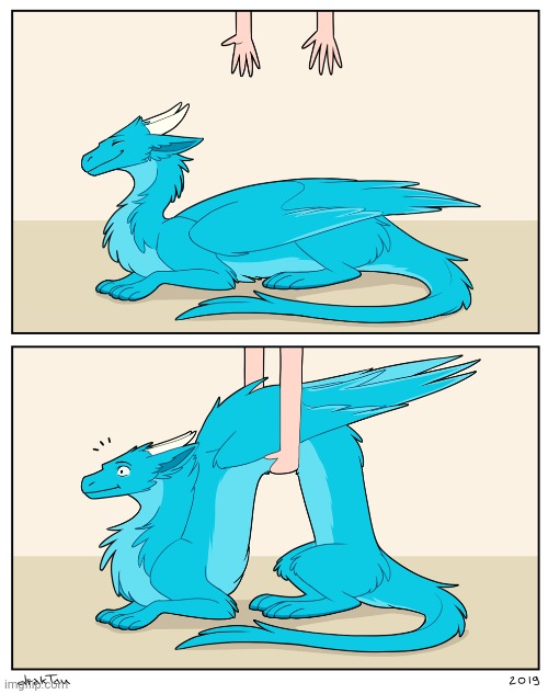 Floofy dragon | image tagged in dragon,fluffy | made w/ Imgflip meme maker