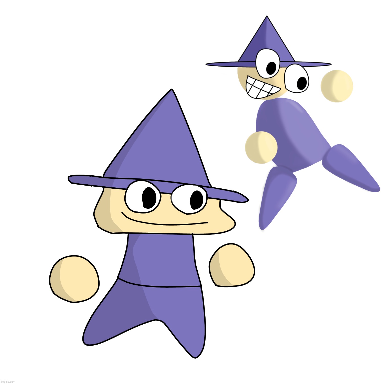 2D Bambang and his 3D form | made w/ Imgflip meme maker
