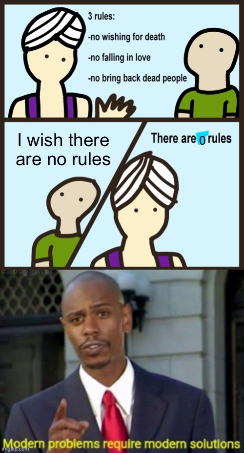 Get good | I wish there are no rules | image tagged in genie rules meme,modern problems | made w/ Imgflip meme maker