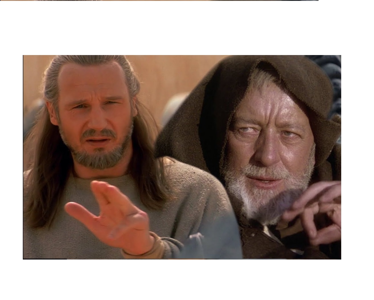 High Quality Jedi mind trick Blank Meme Template