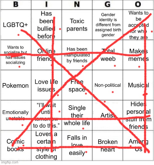 Do you think I got a bingo? (Co-owner note:Yes) | image tagged in jer-sama's bingo | made w/ Imgflip meme maker