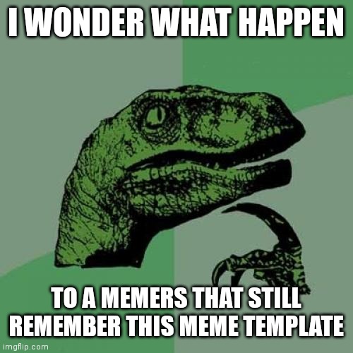 Old days | I WONDER WHAT HAPPEN; TO A MEMERS THAT STILL REMEMBER THIS MEME TEMPLATE | image tagged in memes | made w/ Imgflip meme maker