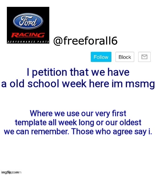 freeforall6 Template | I petition that we have a old school week here im msmg; Where we use our very first template all week long or our oldest we can remember. Those who agree say i. | image tagged in freeforall6 template | made w/ Imgflip meme maker
