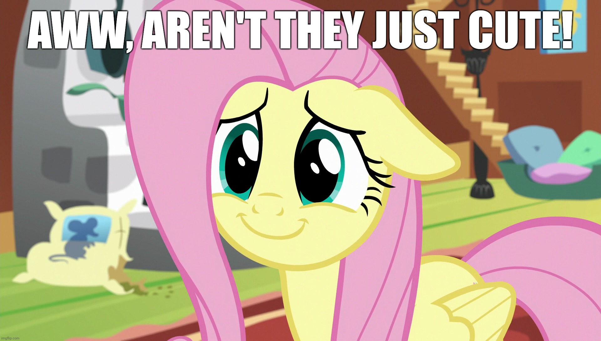 Shyabetes (MLP) | AWW, AREN'T THEY JUST CUTE! | image tagged in shyabetes mlp | made w/ Imgflip meme maker
