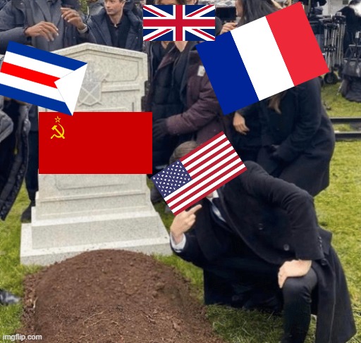 URSS after WW2 | image tagged in grant gustin over grave | made w/ Imgflip meme maker