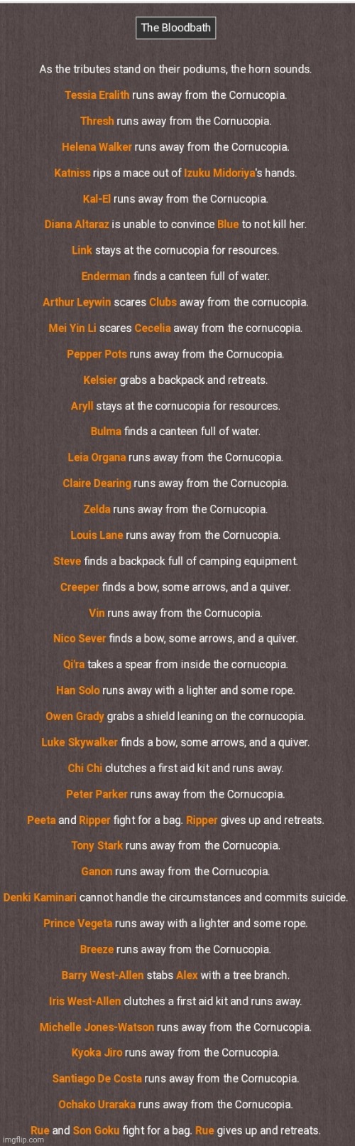 Whoo hoo, I made one! | image tagged in hunger games | made w/ Imgflip meme maker