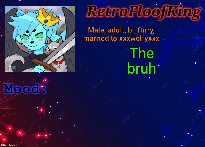 RetroFloofKing Official Announcement Template | The bruh | image tagged in retrofloofking official announcement template | made w/ Imgflip meme maker