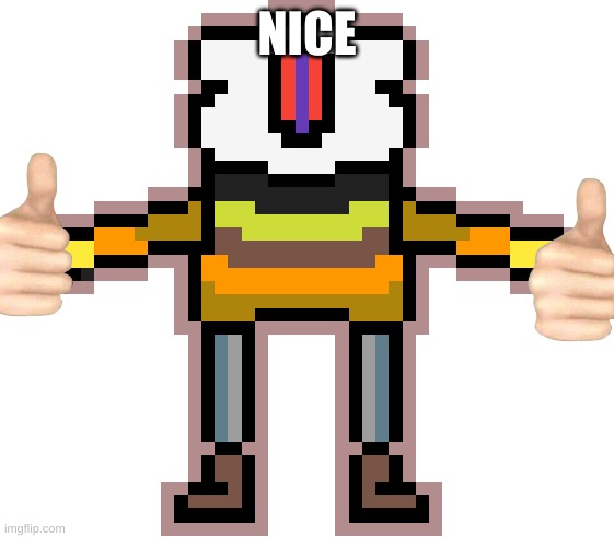 Dejatale Sans convert | NICE | image tagged in dejatale sans convert | made w/ Imgflip meme maker