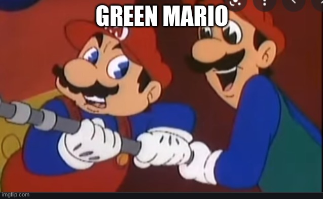 GREEN MARIO | GREEN MARIO | image tagged in cursed image,mario | made w/ Imgflip meme maker