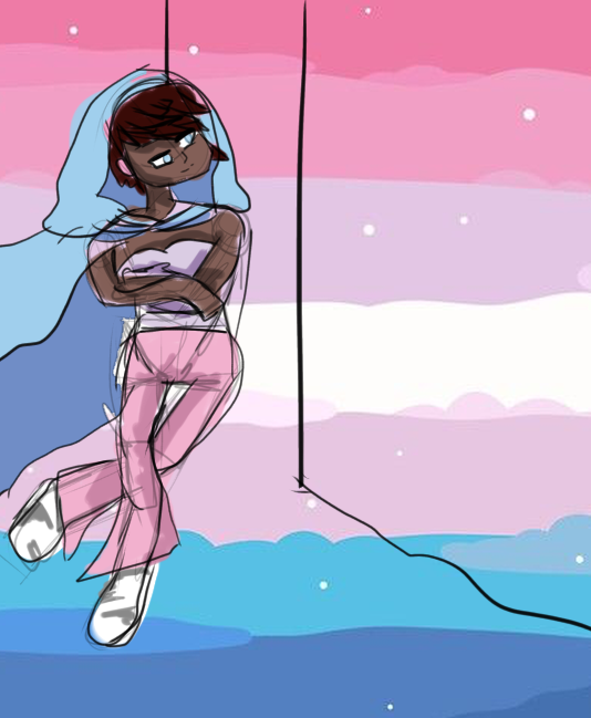 High Quality Bigender Blank Meme Template