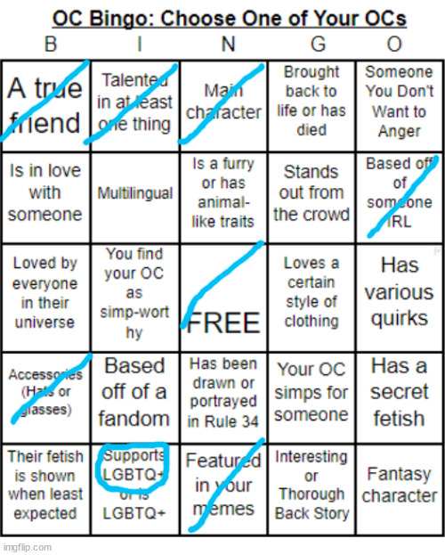 i chose poke | image tagged in jer-sama's oc bingo | made w/ Imgflip meme maker