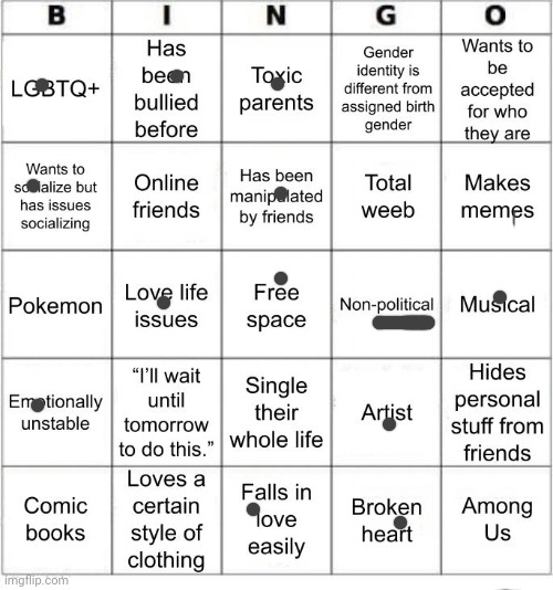 H | image tagged in jer-sama's bingo | made w/ Imgflip meme maker