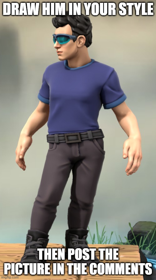 James Miller | DRAW HIM IN YOUR STYLE; THEN POST THE PICTURE IN THE COMMENTS | image tagged in james miller | made w/ Imgflip meme maker