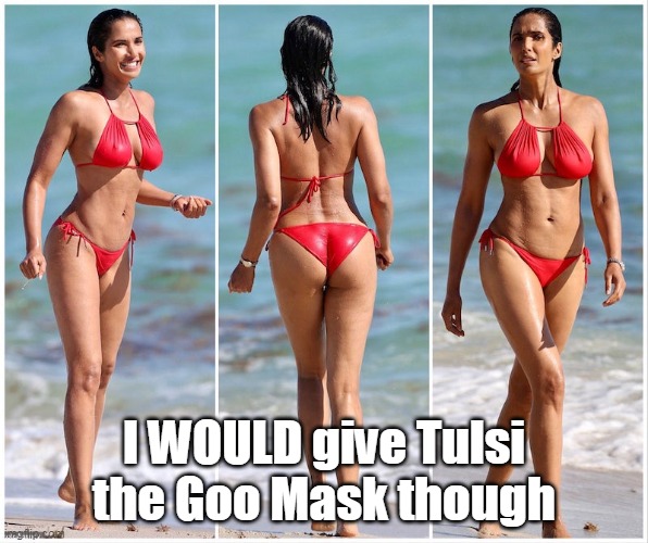 I WOULD give Tulsi the Goo Mask though | made w/ Imgflip meme maker