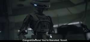 High Quality Congratulations, Your Liberated, Scoot. Blank Meme Template