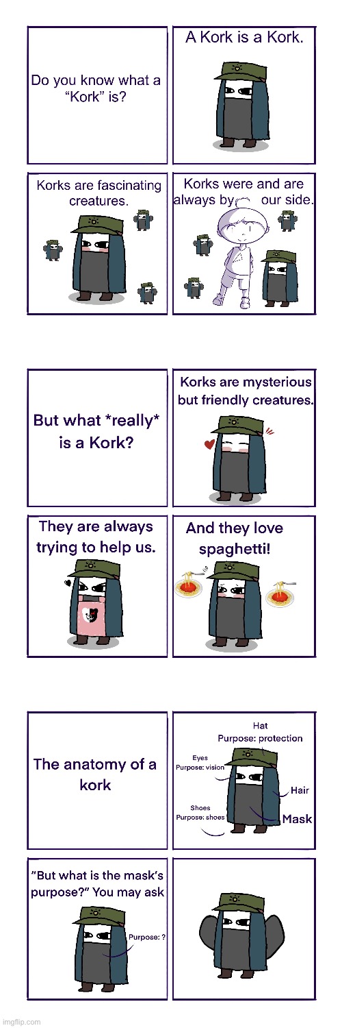 Kork Book. Part 1 | made w/ Imgflip meme maker