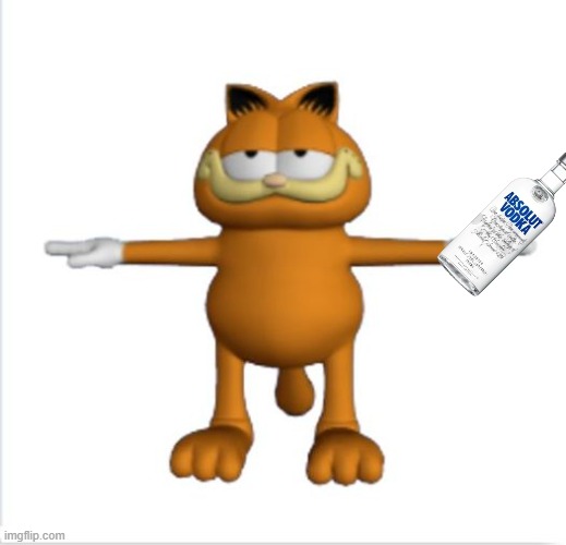 garfield t-pose | image tagged in garfield t-pose | made w/ Imgflip meme maker