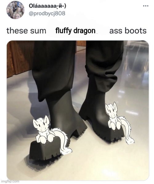 MUAHAHAH | fluffy dragon | image tagged in patriotic drip | made w/ Imgflip meme maker