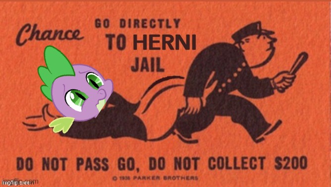 go to herni jail chance card | image tagged in go to herni jail chance card | made w/ Imgflip meme maker