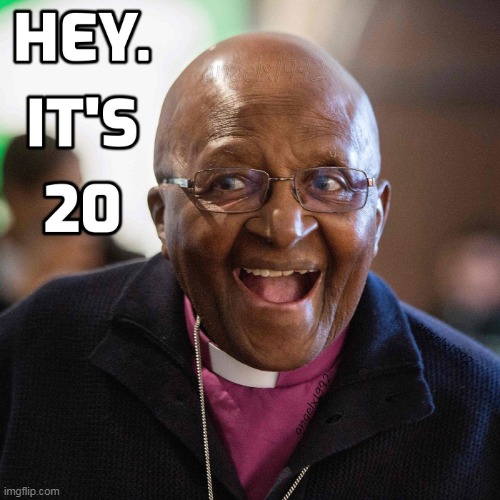 image tagged in new year,happy new year,2022,south africa,desmond tutu,tutu | made w/ Imgflip meme maker