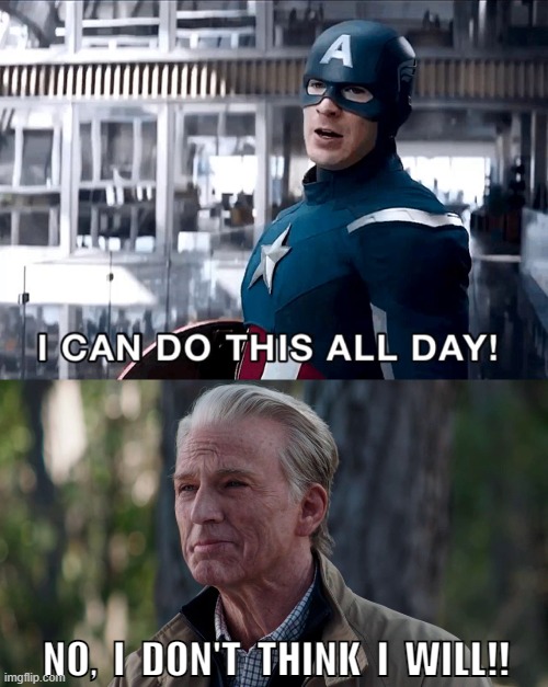 Captain America Can(t) Do Blank Meme Template