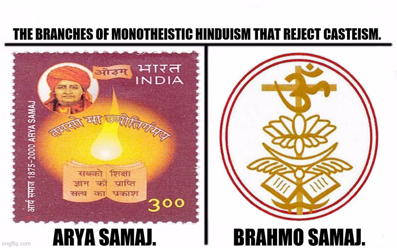 Who Would Win Blank | THE BRANCHES OF MONOTHEISTIC HINDUISM THAT REJECT CASTEISM. ARYA SAMAJ.                     BRAHMO SAMAJ. | image tagged in memes,indian,gods | made w/ Imgflip meme maker