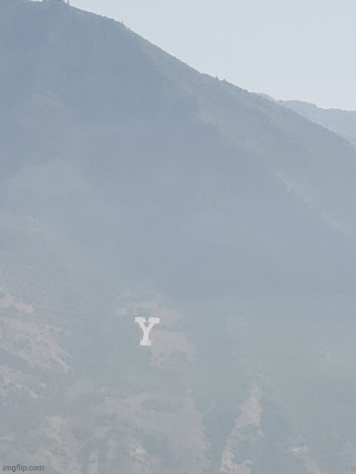 Giant Y at Utah | made w/ Imgflip meme maker