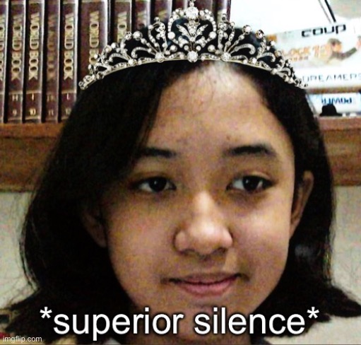 Jemy Superior Silence | image tagged in jemy superior silence | made w/ Imgflip meme maker
