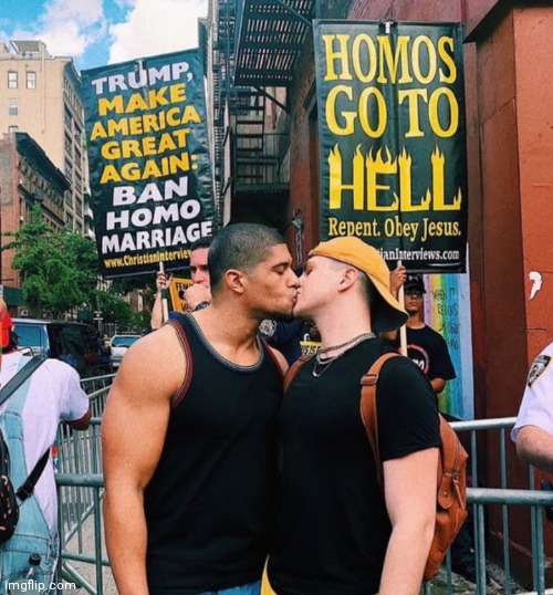 A wonderful image that put a smile on my face, fresh from reddit | image tagged in gay rights,gay pride,homosexuality,religion | made w/ Imgflip meme maker