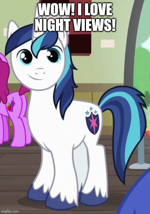 WOW! I LOVE NIGHT VIEWS! | made w/ Imgflip meme maker