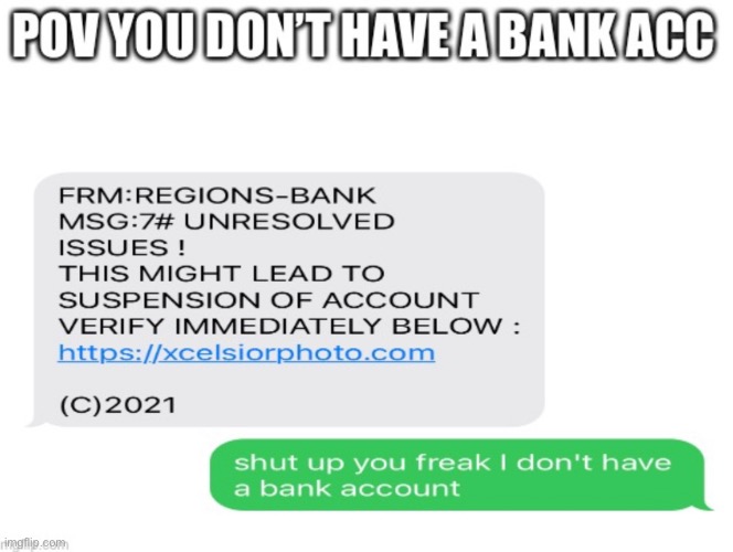GOT M | image tagged in scammers,pov | made w/ Imgflip meme maker