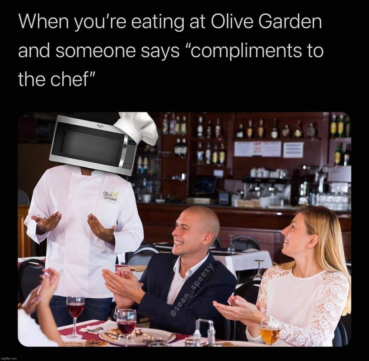 Warming it up in the microwave. | image tagged in repost | made w/ Imgflip meme maker