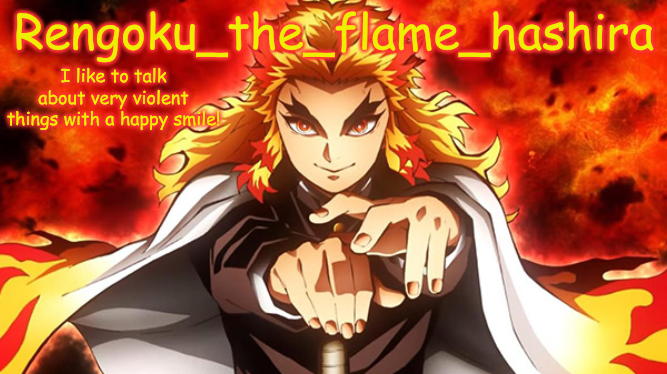 High Quality Rengoku_the_flame_hashira's template Blank Meme Template