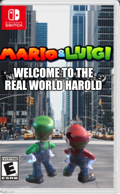WELCOME TO THE REAL WORLD HAROLD | made w/ Imgflip meme maker