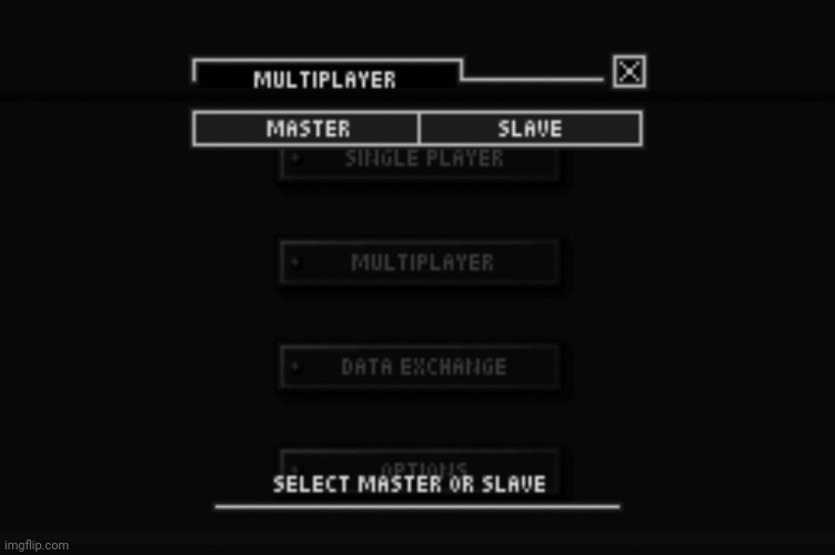 Master Bios Slave bios | image tagged in multiplayer slave | made w/ Imgflip meme maker