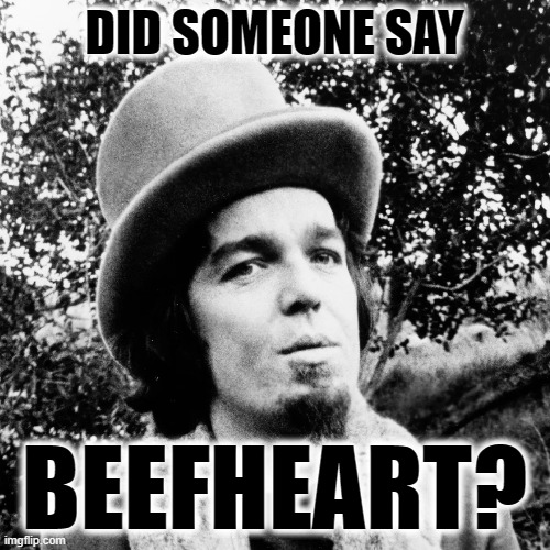 DID SOMEONE SAY BEEFHEART? | made w/ Imgflip meme maker