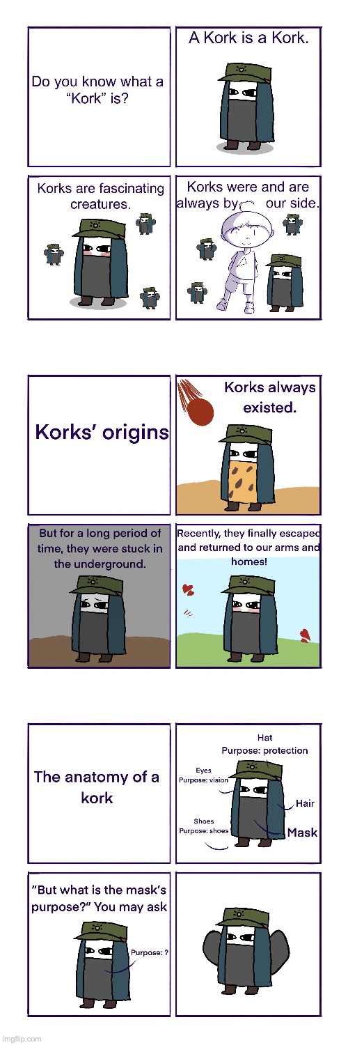 The Book of Kork. Part 1 | made w/ Imgflip meme maker