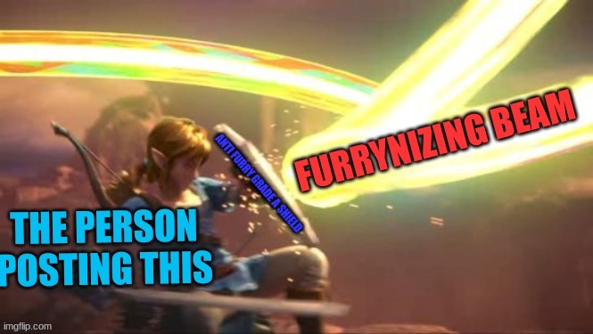 FURRYNIZING SHIELD | image tagged in furrynizing shield | made w/ Imgflip meme maker