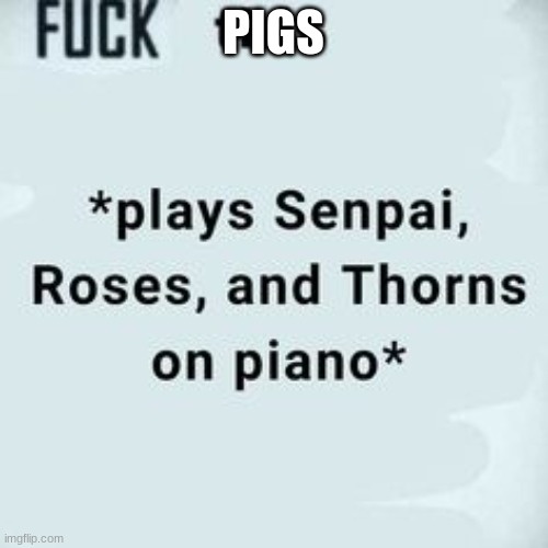 Fuc this | PIGS | image tagged in fuc this | made w/ Imgflip meme maker