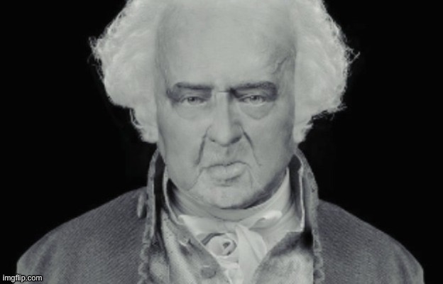 John Adams in 1825 (not colorized) | made w/ Imgflip meme maker
