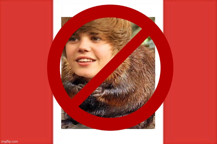 Justin Beaver | image tagged in canada,justin,beaver,bad | made w/ Imgflip meme maker