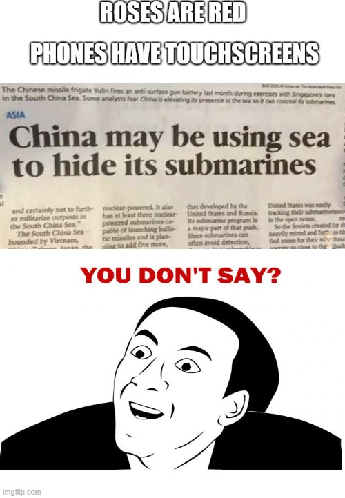 image tagged in memes,funny,funny memes,china,noah was here,you don't say | made w/ Imgflip meme maker