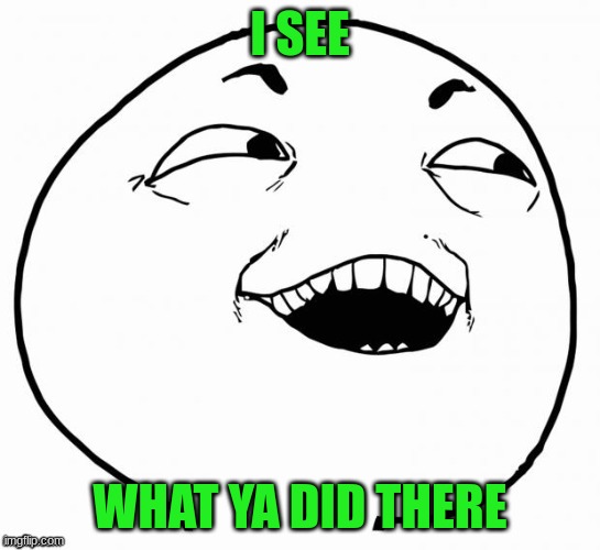 I see what ya did there... | I SEE WHAT YA DID THERE | image tagged in i see what ya did there | made w/ Imgflip meme maker
